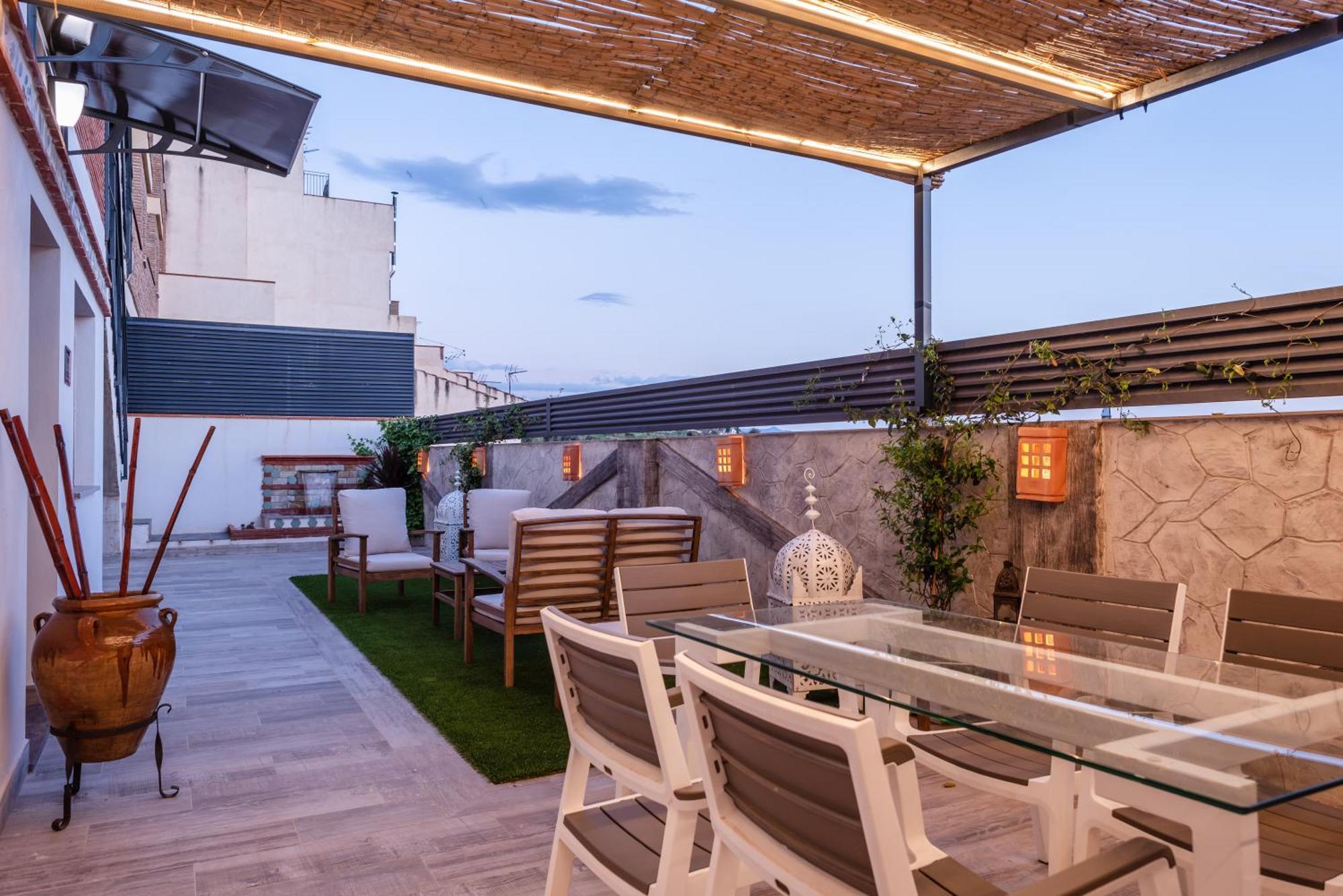 Villa Casa Penalisa Con Jacuzzi, Barbacoa, Chimenea Y Vistas Panoramicas A Granada Alfacar Exterior foto