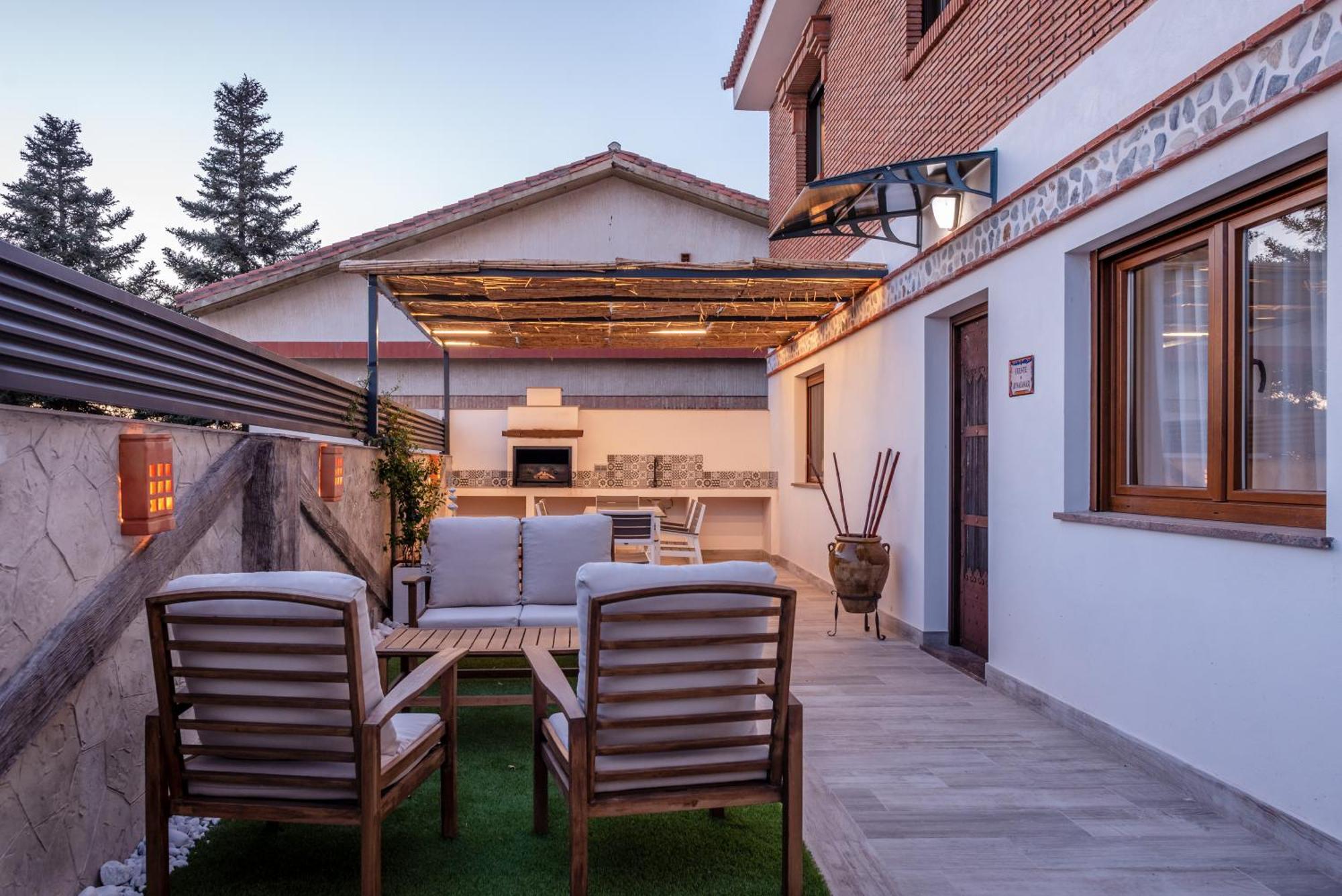 Villa Casa Penalisa Con Jacuzzi, Barbacoa, Chimenea Y Vistas Panoramicas A Granada Alfacar Exterior foto